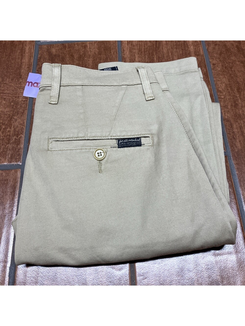 7 Seven For All Mankind Men’s  Khaki Slacks Size 30 NWT